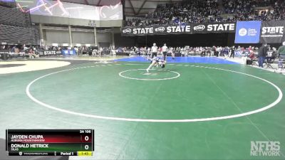 3A 106 lbs Quarterfinal - Jayden Chupa, Auburn Mountainview vs Donald Hetrick, Silas