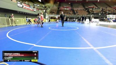 119 lbs 5th Place Match - Bradley Caygill, Daniel Cormier Wrestling Club vs Cj Lopez, California