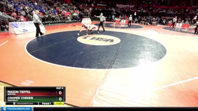 1A 138 lbs Semifinal - Mason Tieffel, Benton vs Cooper Corder, Sandwich