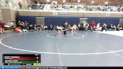 85 lbs Cons. Round 1 - Ryott Rehfeld, Idaho Gold vs Nixxon Cook, Legacy Wrestling Academy