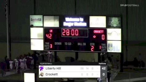 Replay: Liberty Hill HS vs Crockett HS - 2021 Liberty Hill vs Crockett | Sep 24 @ 7 PM