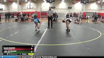 85 lbs Round 2 (4 Team) - Abe Heysinger, Lead Miners vs Elias Rhodes, Nebraska Boyz