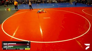 70 lbs Placement (4 Team) - Huck Heidebrink, Adrian vs Luke Roberg, Paynesville