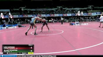 197 lbs Finals (2 Team) - Blake Schaffer, Kent State vs Levi Hopkins, Campbell University