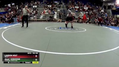 192-199 lbs Semifinal - Isaac Vanhoose, Cherokee Wrestling vs Landon Holt, Rolla