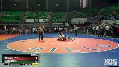 195 lbs Semifinal - KYLE OLIVEIRA, Spain Park Hs vs Ian Osbourn, Chelsea