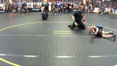 52 lbs Quarterfinal - Thomas Wales, Center Line WC vs Cameron Meyer, Otsego Destroyers WC