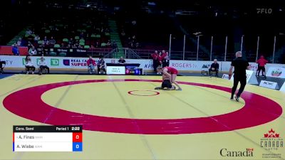 57kg Cons. Semi - Annika Fines, Dinos WC vs Amber Wiebe, Cattown WC