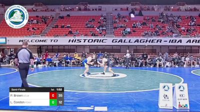 175 lbs Semifinal - Parker Brown, Stillwater, OK vs Lucas Condon, Poway