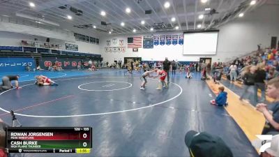 135 lbs Round 1 - Rowan Jorgensen, Peak Wrestling vs Cash Burke, High Plains Thunder