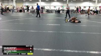 60-64 lbs 5th Place Match - Kaleb Dempsey, Nova Wrestling Club vs Matthew Zubia, ZUBIABOYZ