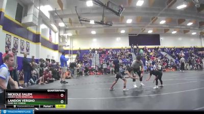 50 lbs Quarterfinal - Landon Vergho, Cane Bay Cobras vs Nickole Salem, Legacy Elite Wrestling