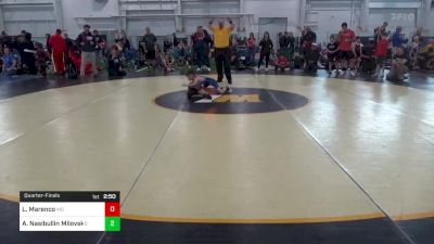 60-B lbs Quarterfinal - Leonardo Marenco, MD vs Alexander Nasibullin Milovsky, OH