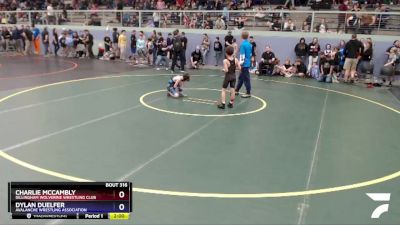 67 lbs Final - Dylan Duelfer, Avalanche Wrestling Association vs Charlie McCambly, Dillingham Wolverine Wrestling Club