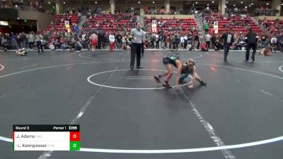 80 lbs Round 3 - Levi Kanngiesser, CYWC vs Josiah Adame, Hugoton Wrestling Club