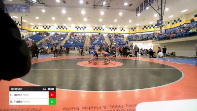 110-113 lbs Rr Rnd 2 - Hanley Heflin, Pryor Tigers vs Bradley Fiddler, Pryor Tigers