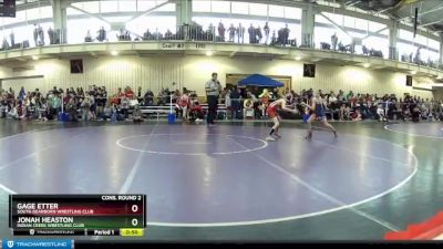 67 lbs Cons. Round 2 - Jonah Heaston, Indian Creek Wrestling Club vs Gage Etter, South Dearborn Wrestling Club