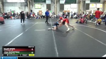 110 lbs Round 5 (8 Team) - Elliot Byers, 84 Athletes vs Cole DuChatteau, Askren WA Red
