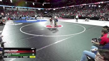 D1-215 lbs Cons. Semi - Jaxon Johnson, Sun Prairie East/West vs Lincoln McCarty, River Falls