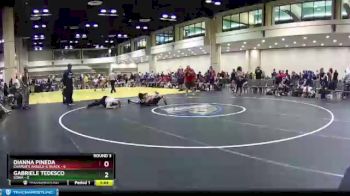 107 lbs Round 3 (10 Team) - Gabriele Tedesco, SOWA vs Dianna Pineda, Charlie`s Angels-IL Black