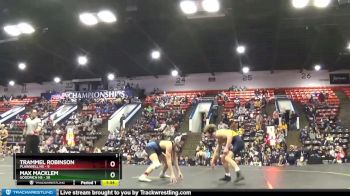 165 lbs Semifinals (8 Team) - Trammel Robinson, Plainwell HS vs Max Macklem, Goodrich HS