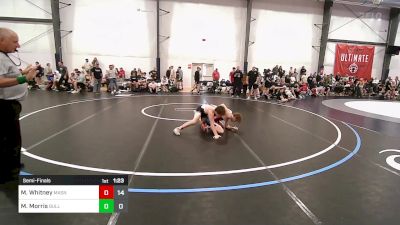 116 lbs Semifinal - Mason Whitney, Mat Assassins vs Mike Morris, Bull Trained