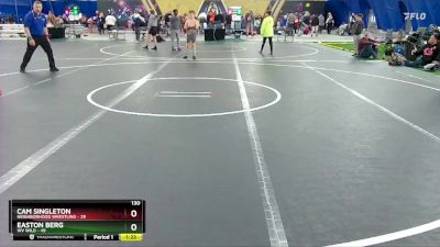 130 lbs Finals (2 Team) - Cam Singleton, Neighborhood Wrestling vs Easton Berg, WV Wild