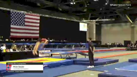 Mick Seyler - Double Mini Trampoline, Southlake Gymnastics - 2021 USA Gymnastics Championships