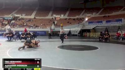 D3-165 lbs Champ. Round 1 - Tino Hernandez, Marcos De Niza vs Alexander Anderson, Show Low