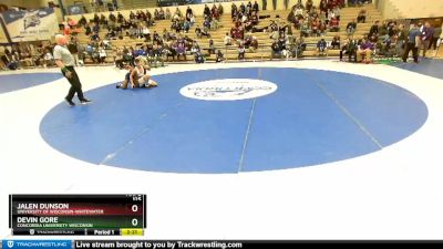 125 lbs Cons. Round 2 - Jalen Dunson, University Of Wisconsin-Whitewater vs Devin Gore, Concordia University Wisconsin