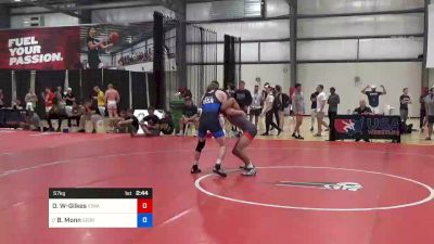 57 kg Consi Of 16 #1 - Dalton Whitehall-Gilkes, Iowa vs Benjamin Monn, George Mason