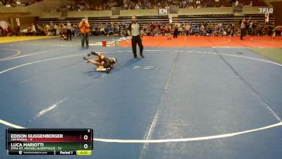 88 lbs Placement (4 Team) - Luca Mariotti, STMA (St. Michael/Albertville) vs Edison Guggenberger, Centennial