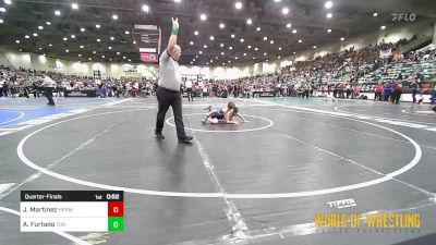 75 lbs Quarterfinal - Jadalynn Martinez, Hermiston Wrestling vs Aria Furtado, Team Hawaii Aloha