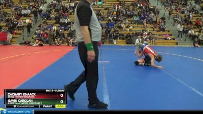 125 lbs Quarterfinal - Zachary Knaack, Crass Trained Wrestling vs Gavin Carolan, Immortal Athletics Wrestling C