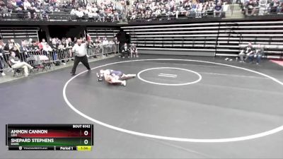 150 lbs Quarterfinal - Shepard Stephens, Davis vs Ammon Cannon, Lehi