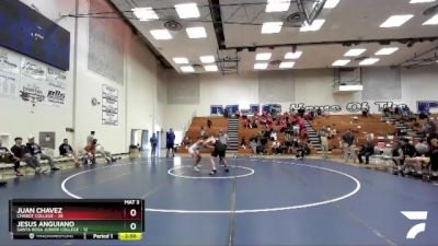 184 lbs 2nd Wrestleback (16 Team) - Juan Chavez, Chabot College vs Jesus Anguiano, Santa Rosa Junior College