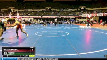 174 lbs Finals (2 Team) - Victor Marcelli, University Of Virginia vs Sal Perrine, Ohio University