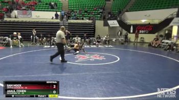 122 lbs Semifinals (8 Team) - Sam Mock, Smiths Station Hs vs Jaalil Cohen, Enterprise HS