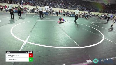 67 lbs Quarterfinal - Caitlyn Staggers, Skiatook Youth Wrestling 2022-23 vs Cruz Gibson, Smith Wrestling Academy