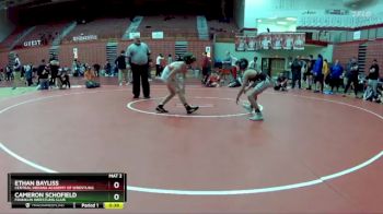 90 lbs 3rd Place Match - Ethan Bayliss, Central Indiana Academy Of Wrestling vs Cameron Schofield, Franklin Wrestling Club