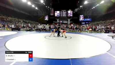 112 lbs Rnd Of 128 - Sophia Shultz, Nebraska vs Isabella Crandall, North Carolina