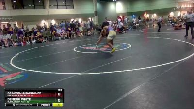 182 lbs Round 4 (16 Team) - Demetri White, Bubbletown Mat vs Braxton Quaintance, Oak Harbor Rockets