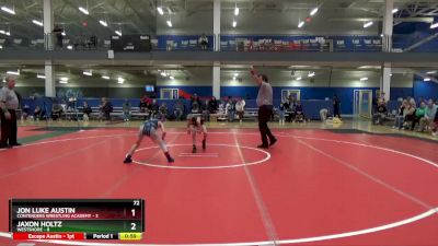 72 lbs Placement Matches (16 Team) - Jon Luke Austin, Contenders Wrestling Academy vs Jaxon Holtz, Westshore