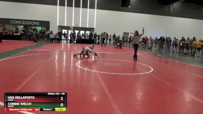 65 lbs Quarterfinal - Van Dellaposta, MADS vs Corbin Welch, WESR