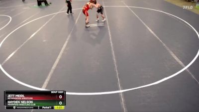 120 lbs Cons. Semi - Jett Meidl, No Nonsense Wrestling vs Hayden Nelson, Moorhead Wrestling Club