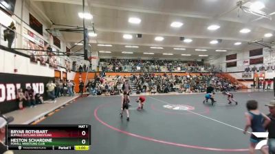 49 lbs Cons. Round 3 - Bryar Rothbart, Buffalo Outlaws Wrestling vs Heston Schardine, Powell Wrestling Club