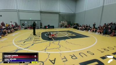 106 lbs Semis & 3rd Wb (16 Team) - Lillian Zapata, Texas Red vs Leah Willen, Ohio Red