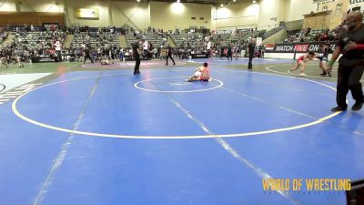 80 lbs 3rd Place - Myles Terrell, Outlaw Wrestling Club vs Sonny Cervantes, RedWave Wrestling