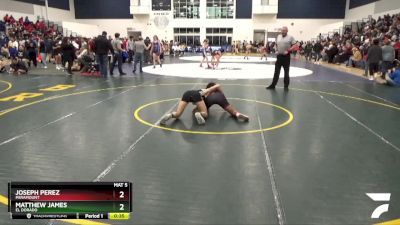 132 lbs Cons. Round 2 - Joseph Perez, Paramount vs Matthew James, El Dorado