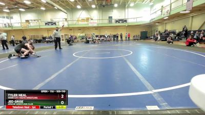 105-110 lbs 1st Place Match - Tyler Neal, Webb City Youth Wrestling vs Jed Grise, Apache Wrestling Club